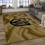 nhl vegas golden knights hockey sport team logo carpet rectangle area rug for living room home room decor gift for fans dark room vgk53