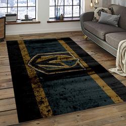 NHL Vegas Golden Knights Hockey Sport Team Logo Carpet Rectangle Area Rug For Living Room Home Room Decor Gift For Fans VGK60