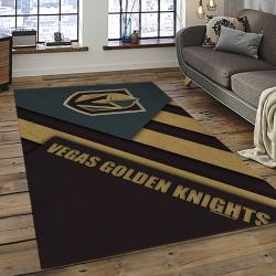 NHL Vegas Golden Knights Hockey Sport Team Logo Carpet Rectangle Area Rug For Living Room Home Room Decor Gift For Fans VGK62