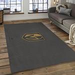 nhl vegas golden knights hockey sport team logo carpet rectangle area rug for living room home room decor gift for fans dark room vgk63