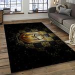 nhl vegas golden knights hockey sport team logo carpet rectangle area rug for living room home room decor gift for fans dark room vgk66