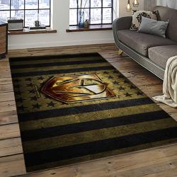 NHL Vegas Golden Knights Hockey Sport Team Logo Carpet Rectangle Area Rug For Living Room Home Room Decor Gift For Fans VGK68