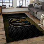 nhl vegas golden knights hockey sport team logo carpet rectangle area rug for living room home room decor gift for fans dark room vgk69