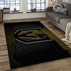 NHL Vegas Golden Knights Hockey Sport Team Logo Carpet Rectangle Area Rug For Living Room Home Room Decor Gift For Fans VGK69