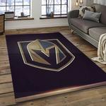 nhl vegas golden knights hockey sport team logo carpet rectangle area rug for living room home room decor gift for fans dark room vgk70