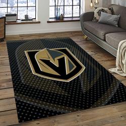 NHL Vegas Golden Knights Hockey Sport Team Logo Carpet Rectangle Area Rug For Living Room Home Room Decor Gift For Fans VGK71