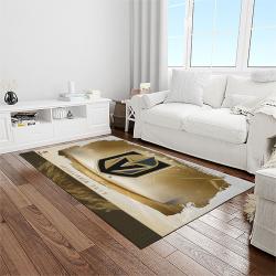 nhl vegas golden knights hockey sport team logo carpet rectangle area rug for living room home room decor gift for fans light room vgk10