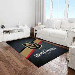 nhl vegas golden knights hockey sport team logo carpet rectangle area rug for living room home room decor gift for fans light room vgk34