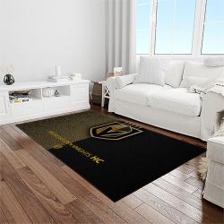 nhl vegas golden knights hockey sport team logo carpet rectangle area rug for living room home room decor gift for fans light room vgk59