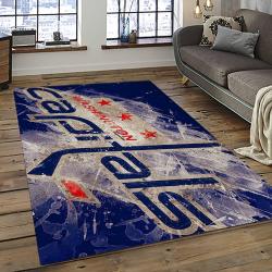 NHL Washington Capitals Hockey Sport Team Logo Carpet Rectangle Area Rug For Living Room Home Room Decor Gift For Fans WSC22