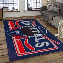 NHL Washington Capitals Hockey Sport Team Logo Carpet Rectangle Area Rug For Living Room Home Room Decor Gift For Fans WSC4