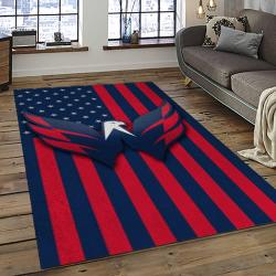 NHL Washington Capitals Hockey Sport Team Logo Carpet Rectangle Area Rug For Living Room Home Room Decor Gift For Fans WSC41
