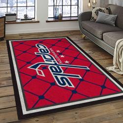 NHL Washington Capitals Hockey Sport Team Logo Carpet Rectangle Area Rug For Living Room Home Room Decor Gift For Fans WSC5