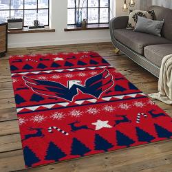 NHL Washington Capitals Hockey Sport Team Logo Carpet Rectangle Area Rug For Living Room Home Room Decor Gift For Fans WSC9