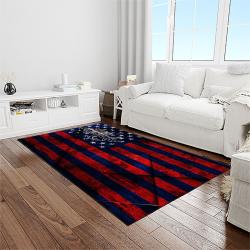 nhl washington capitals hockey sport team logo carpet rectangle area rug for living room home room decor gift for fans light room wsc24