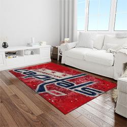 nhl washington capitals hockey sport team logo carpet rectangle area rug for living room home room decor gift for fans light room wsc28