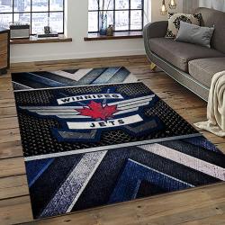 NHL Winnipeg Jets Hockey Sport Team Logo Carpet Rectangle Area Rug For Living Room Home Room Decor Gift For Fans WPJ13
