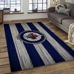 nhl winnipeg jets hockey sport team logo carpet rectangle area rug for living room home room decor gift for fans dark room wpj27