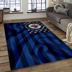 NHL Winnipeg Jets Hockey Sport Team Logo Carpet Rectangle Area Rug For Living Room Home Room Decor Gift For Fans WPJ4