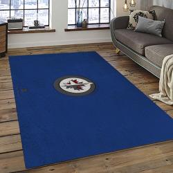 NHL Winnipeg Jets Hockey Sport Team Logo Carpet Rectangle Area Rug For Living Room Home Room Decor Gift For Fans WPJ45