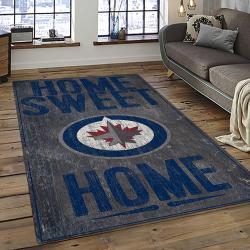 NHL Winnipeg Jets Hockey Sport Team Logo Carpet Rectangle Area Rug For Living Room Home Room Decor Gift For Fans WPJ5