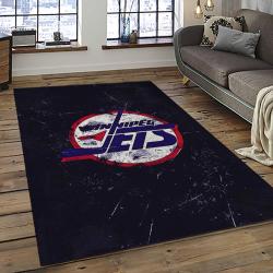NHL Winnipeg Jets Hockey Sport Team Logo Carpet Rectangle Area Rug For Living Room Home Room Decor Gift For Fans WPJ9