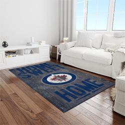 nhl winnipeg jets hockey sport team logo carpet rectangle area rug for living room home room decor gift for fans light room wpj5