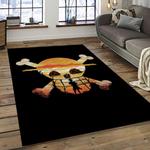 one piece anime manga cartoon character carpet rectangle area rug for living room home room decor gift for fans dark room ope32
