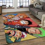 one piece anime manga cartoon character carpet rectangle area rug for living room home room decor gift for fans dark room ope51