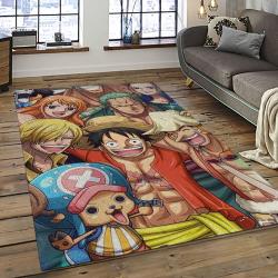 One Piece Anime Manga Cartoon Character Carpet Rectangle Area Rug For Living Room Home Room Decor Gift For Fans OPE52