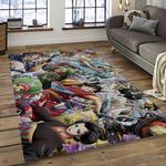 one piece anime manga cartoon character carpet rectangle area rug for living room home room decor gift for fans dark room ope64