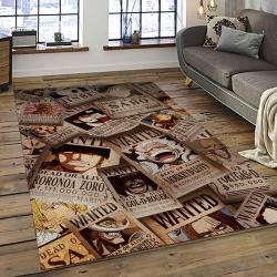 One Piece Anime Manga Cartoon Character Carpet Rectangle Area Rug For Living Room Home Room Decor Gift For Fans OPE65