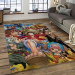 one piece anime manga cartoon character carpet rectangle area rug for living room home room decor gift for fans dark room ope69
