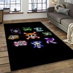 one piece anime manga cartoon character carpet rectangle area rug for living room home room decor gift for fans dark room ope8