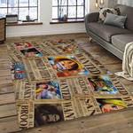 one piece anime manga cartoon character carpet rectangle area rug for living room home room decor gift for fans dark room ope9