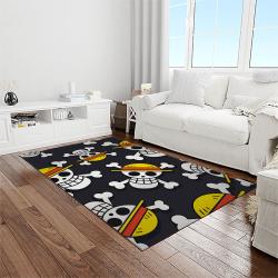 one piece anime manga cartoon character carpet rectangle area rug for living room home room decor gift for fans light room ope18