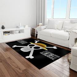 one piece anime manga cartoon character carpet rectangle area rug for living room home room decor gift for fans light room ope2
