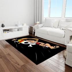 one piece anime manga cartoon character carpet rectangle area rug for living room home room decor gift for fans light room ope25