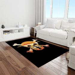 one piece anime manga cartoon character carpet rectangle area rug for living room home room decor gift for fans light room ope32