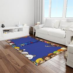 one piece anime manga cartoon character carpet rectangle area rug for living room home room decor gift for fans light room ope39