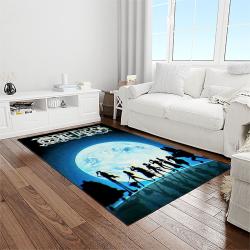 one piece anime manga cartoon character carpet rectangle area rug for living room home room decor gift for fans light room ope46
