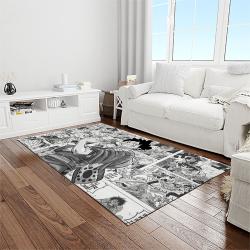 one piece anime manga cartoon character carpet rectangle area rug for living room home room decor gift for fans light room ope48