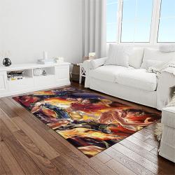 one piece anime manga cartoon character carpet rectangle area rug for living room home room decor gift for fans light room ope49