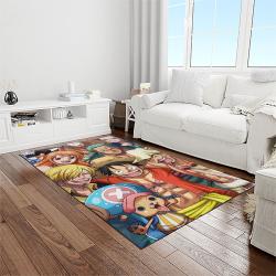 one piece anime manga cartoon character carpet rectangle area rug for living room home room decor gift for fans light room ope52