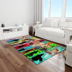 one piece anime manga cartoon character carpet rectangle area rug for living room home room decor gift for fans light room ope63