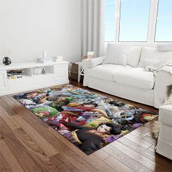 one piece anime manga cartoon character carpet rectangle area rug for living room home room decor gift for fans light room ope64