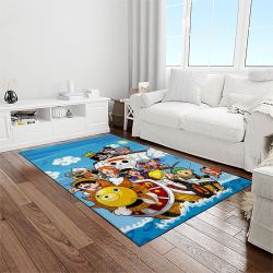 one piece anime manga cartoon character carpet rectangle area rug for living room home room decor gift for fans light room ope68