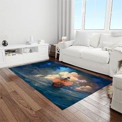 one piece anime manga cartoon character carpet rectangle area rug for living room home room decor gift for fans light room ope72