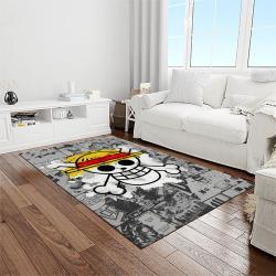 one piece anime manga cartoon character carpet rectangle area rug for living room home room decor gift for fans light room ope73