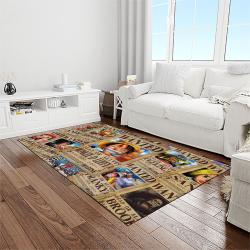 one piece anime manga cartoon character carpet rectangle area rug for living room home room decor gift for fans light room ope9